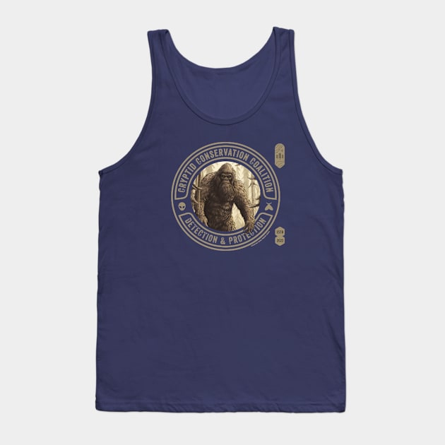 Cryptid Conservation Coaliation Tank Top by ThemeParkProps